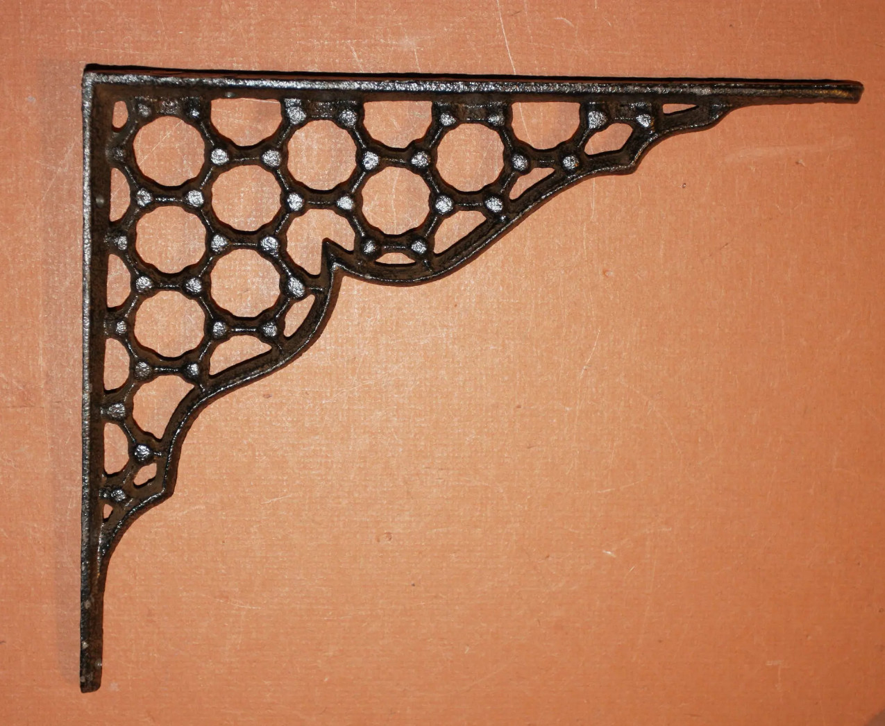 1-SHELF BRACKET, Honey Comb Design,Open Shelving Storage,Honeybee Decor,B-21