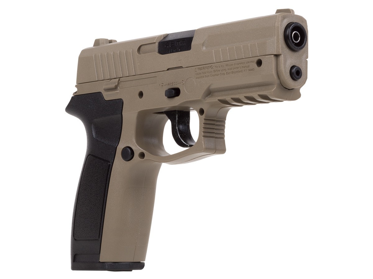 Crosman MK45 CO2 BB Air Pistol - Steel Barrel Weaver Accessory Rail