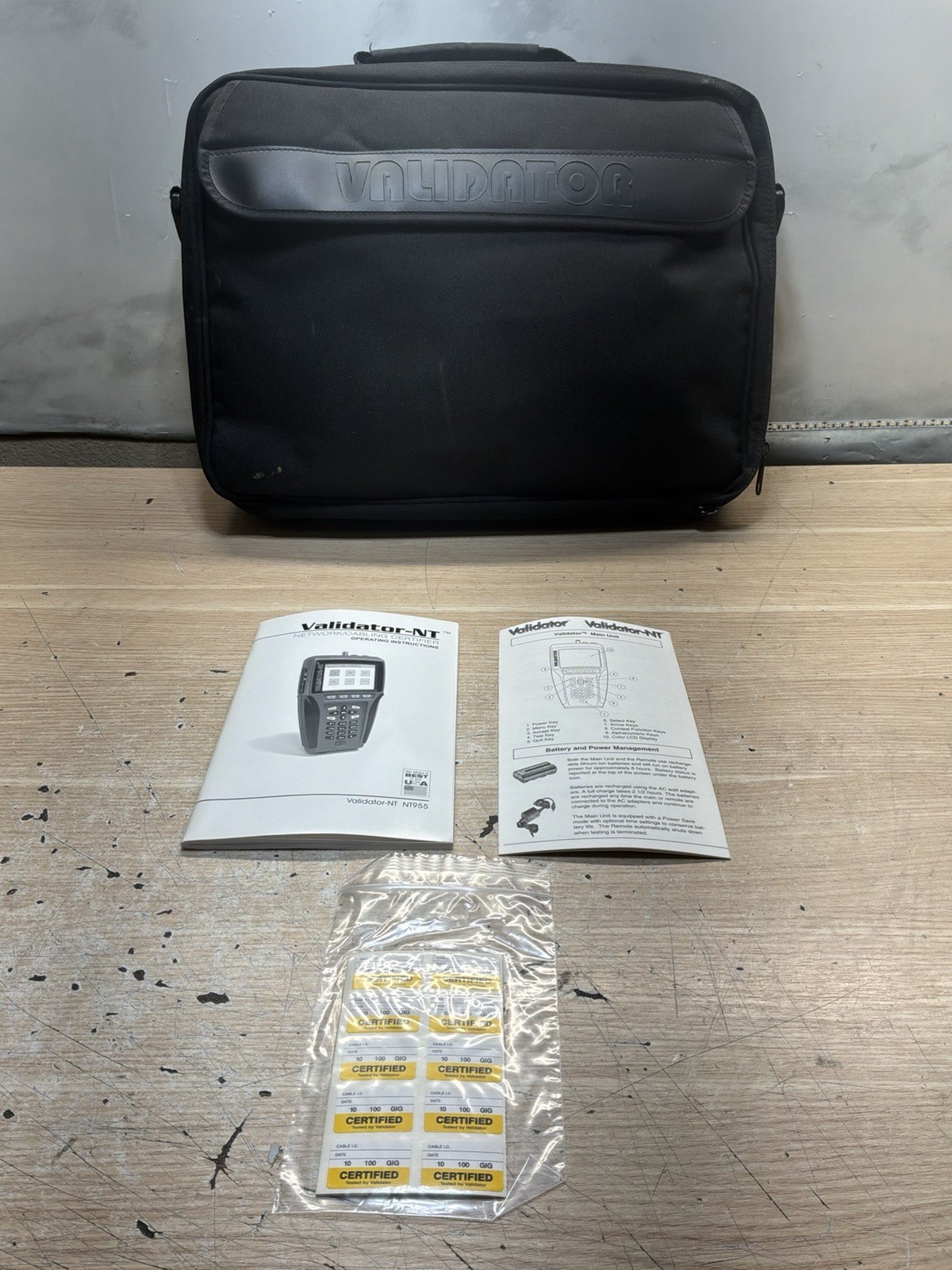 TEST-UM Validator NT905 Validator-NT905 Network LAN Ethernet Tester /JUA4017