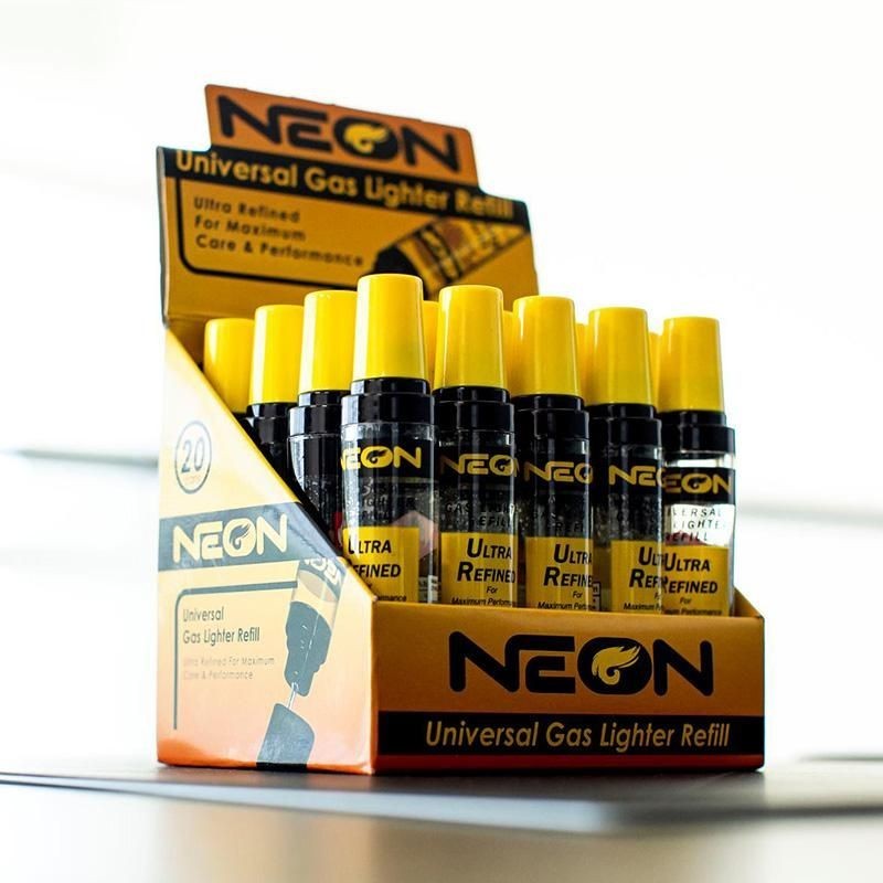 Neon  BUTANE Refill 20 ml fuel fluid for Lighter, Double Triple Torch (10 PACK)