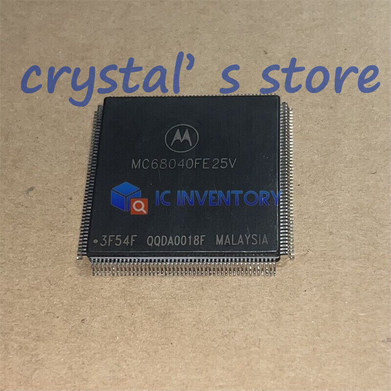 1PCS New MPN:MC68040FE25V Manu:MOTOROLA Encapsulation:QFP, W/ CACHE, MMU