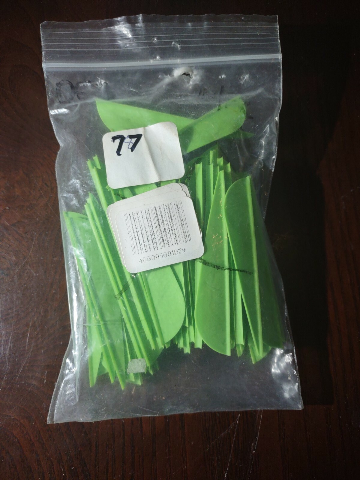 77 Green Fletching Vanes Archery