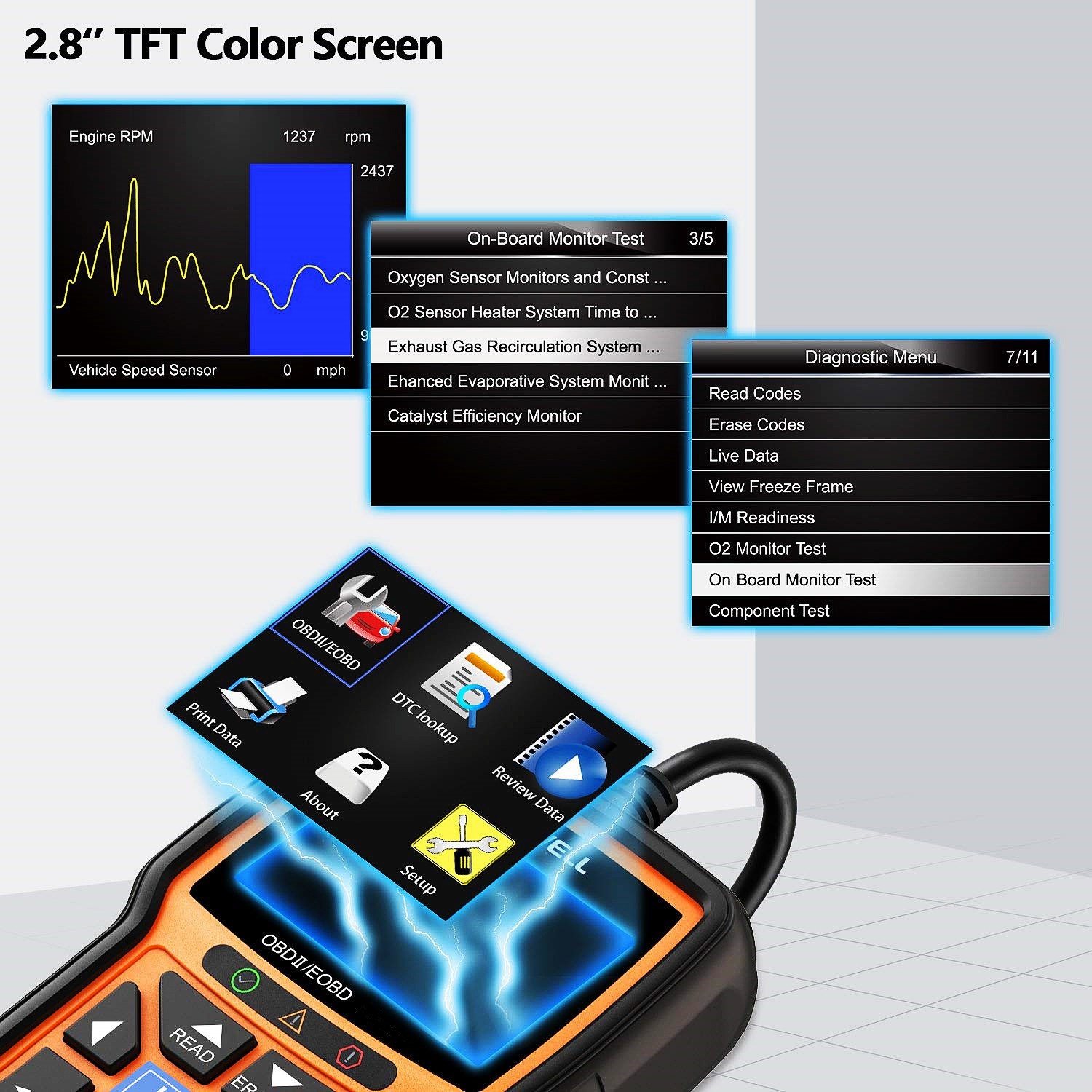 Foxwell NT-301 Code Reader Check Engine Fault OBD2 Scanner Car Diagnostic Tool