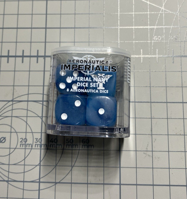 Imperial Navy Dice Set Aeronautica Imperialis Warhammer 40K Games Workshop