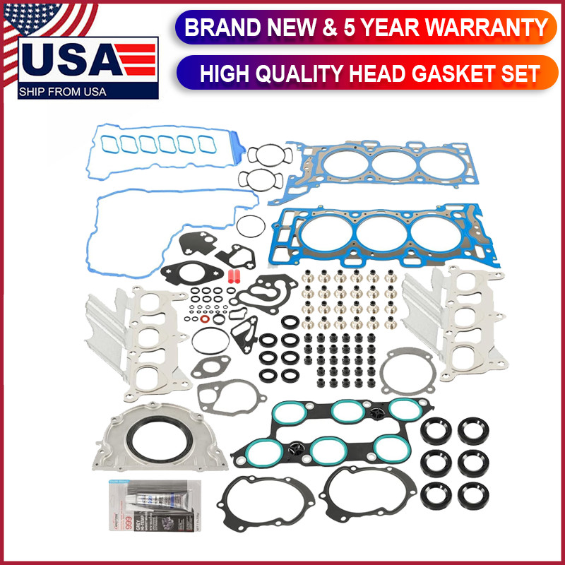Full Gasket 3.6L Set For 09-16 Buick Enclave Chevrolet Tranverse GMC Arcadia USA