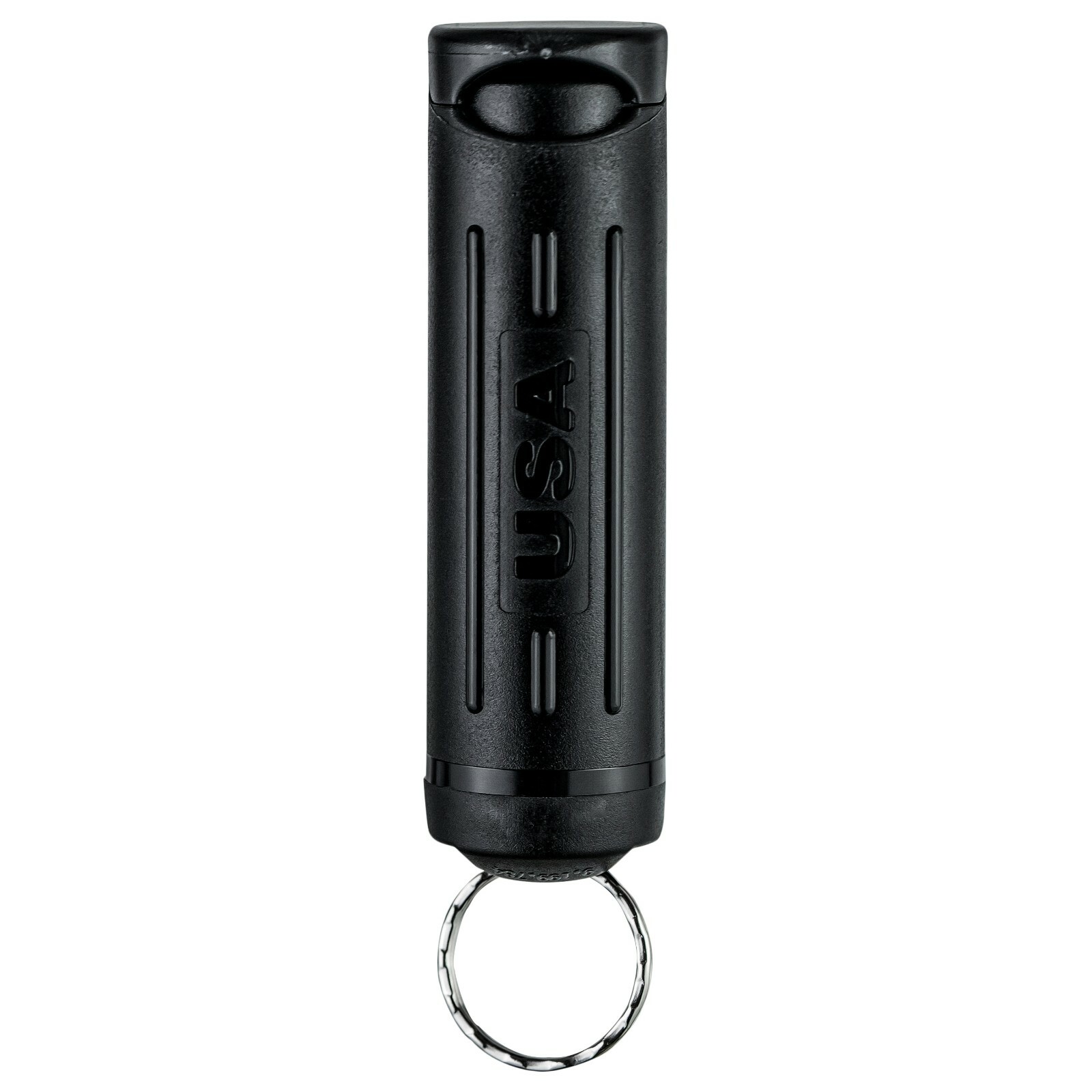 2 Police Magnum pepper spray .50oz black flip top keychain defense protection