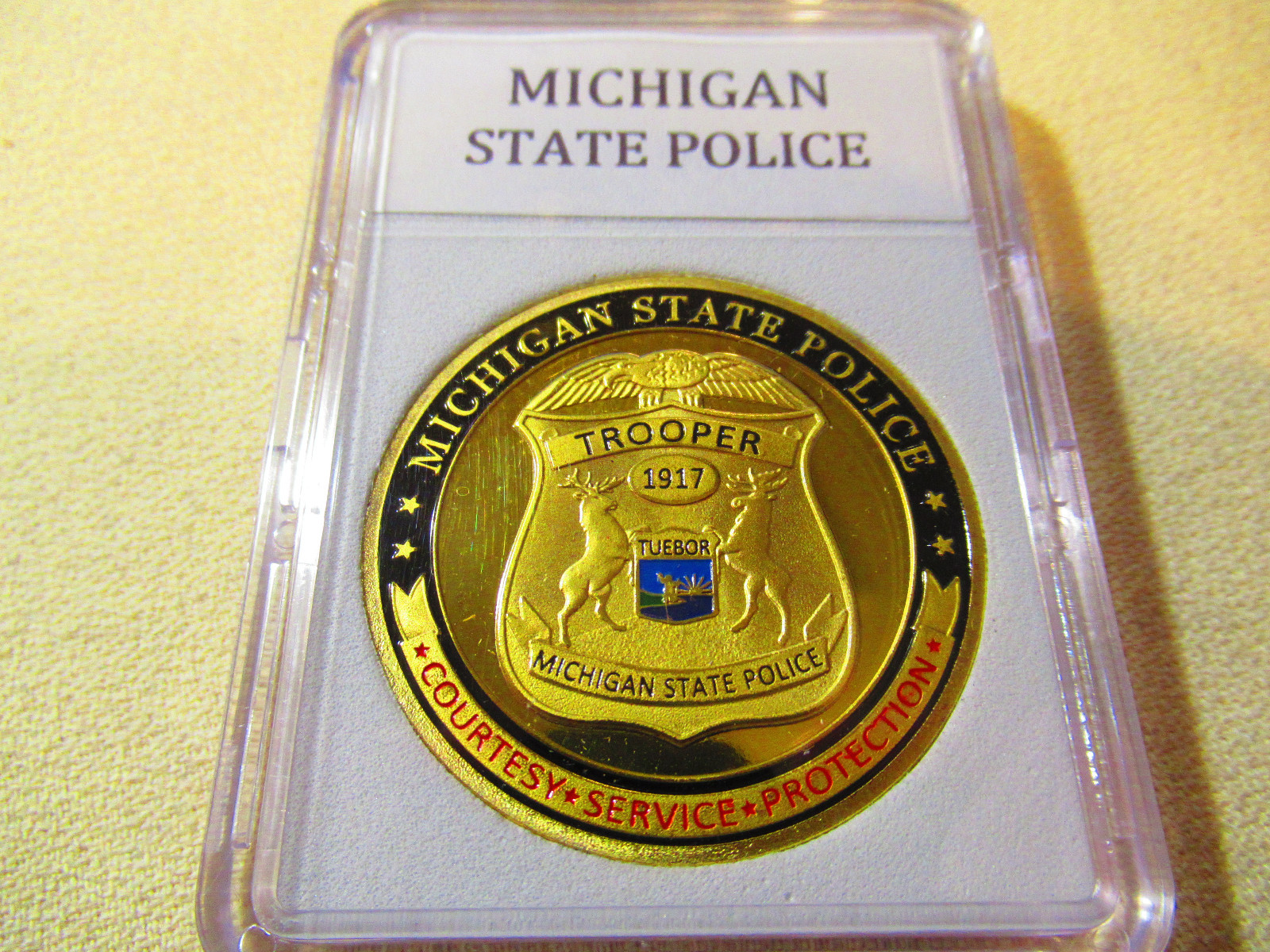 MICHIGAN STATE POLICE Challenge Coin