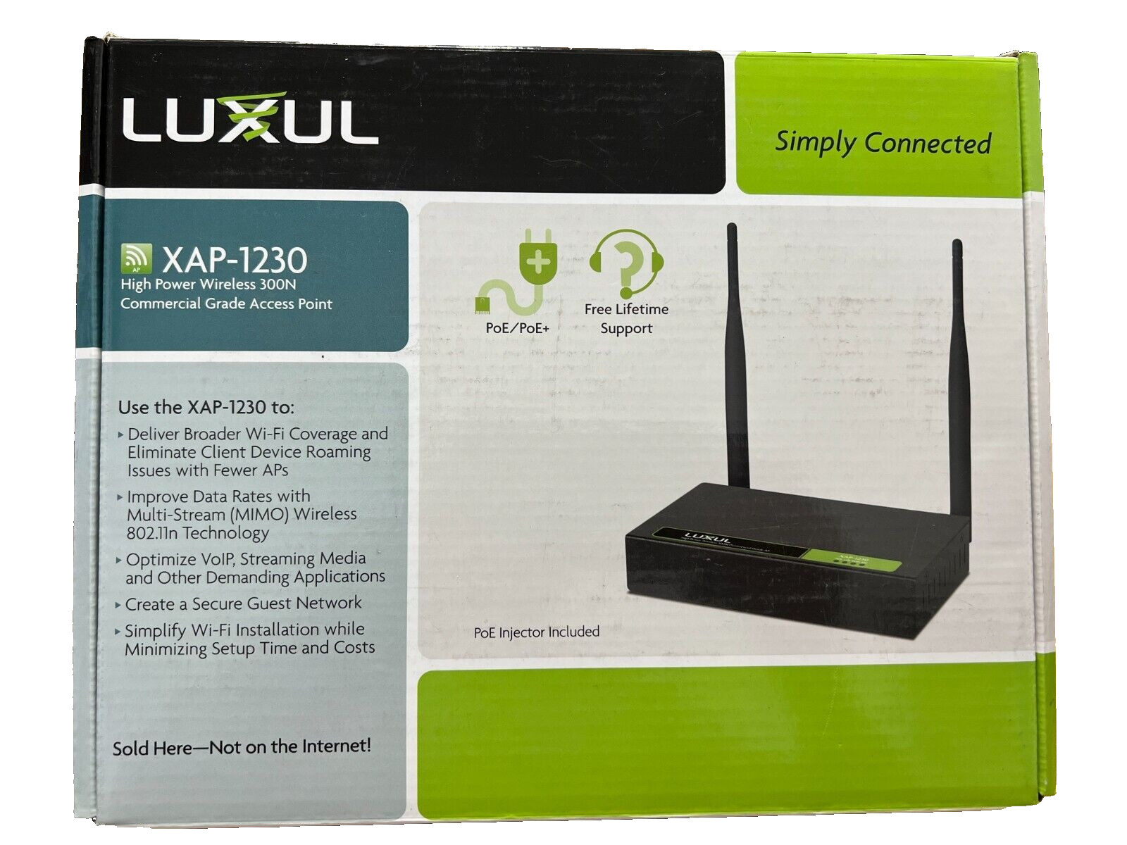 LUXUL XAP-1230 300N High Power Wireless Commercial Grade Access Point