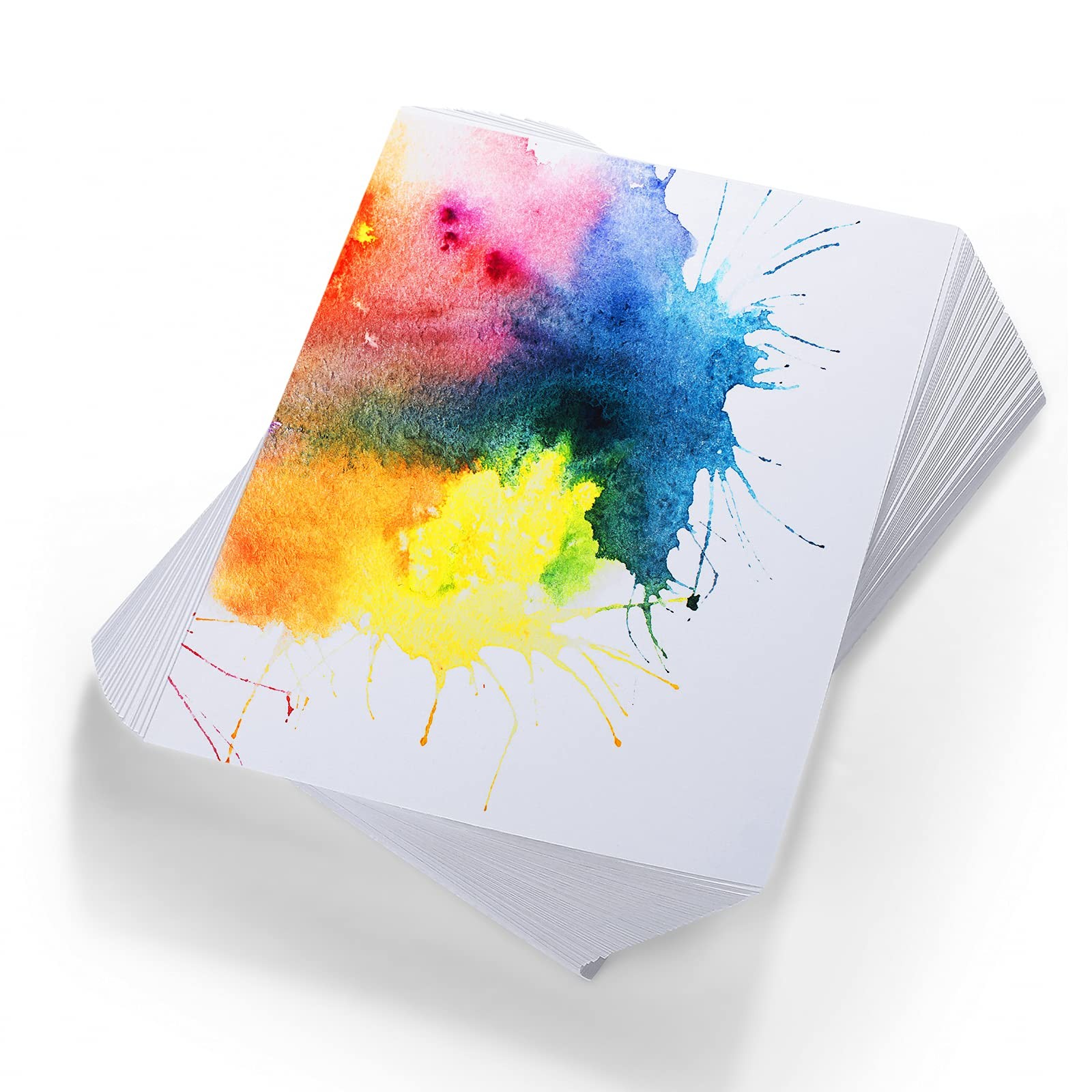 Watercolor Paper Pad 60 Sheets, Cold Press Art Paper, White