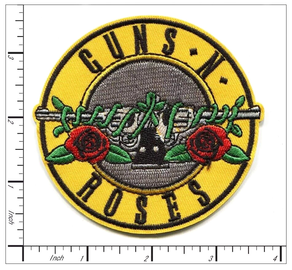 Guns n Roses Embroidered Iron On Patch 80s Classic Rock Punk