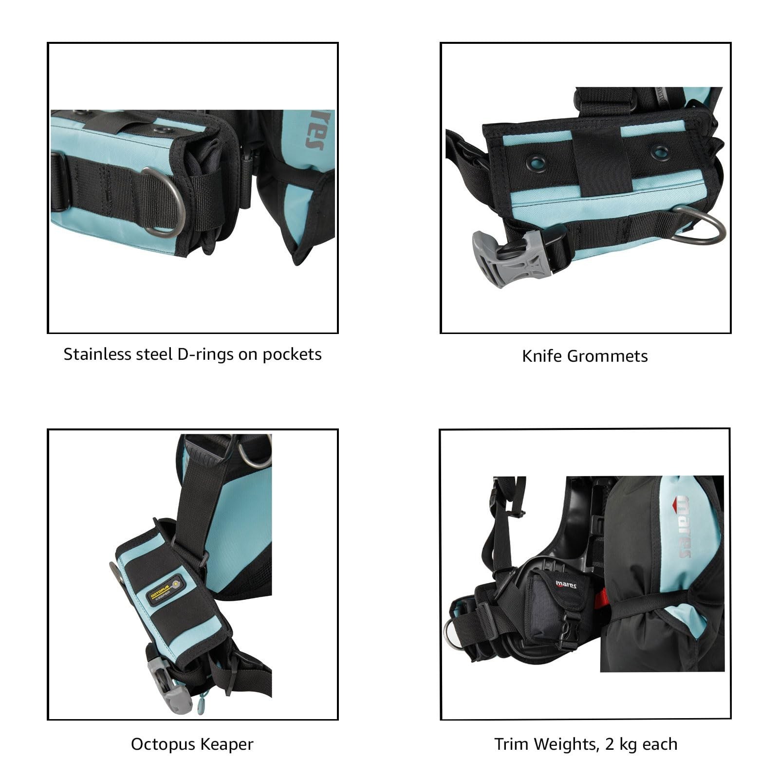 Mares Magellan HD BCD - Unisex Versatile Lightweight Foldable Backmounted Scu...