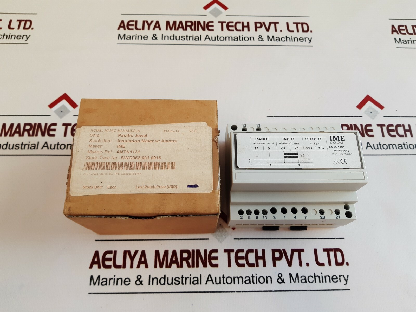 Ime 3090910008 insulation meter w/alarms