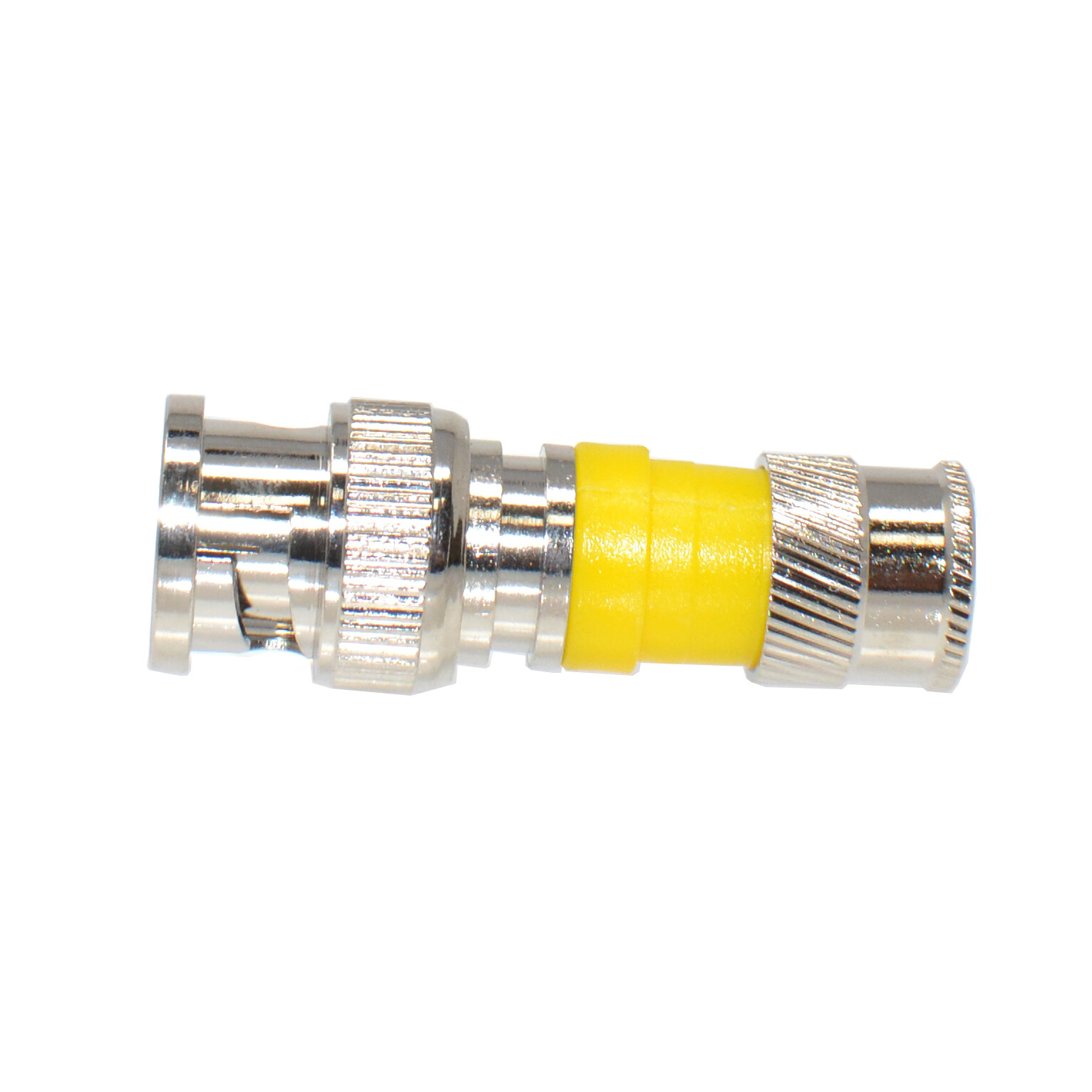 200 pack BNC Compression Connector Adapter for RG6 Coax Cable Quad Shield CCTV