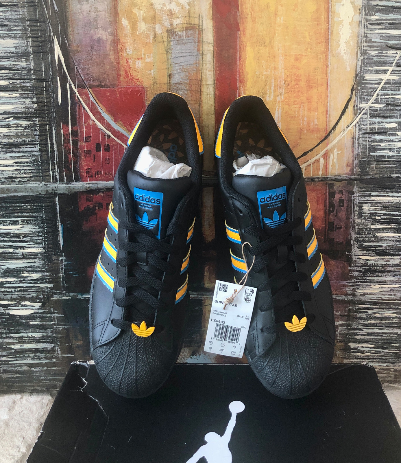 Adidas Originals SUPERSTAR Shoes Casual Lifestyle Shoes UCLA FZ5892 Size Mens 11