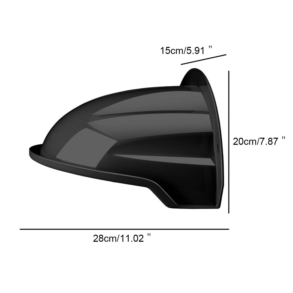 ABS Material Outdoor Camera Rain Cover Waterproof Protective Shield Black
