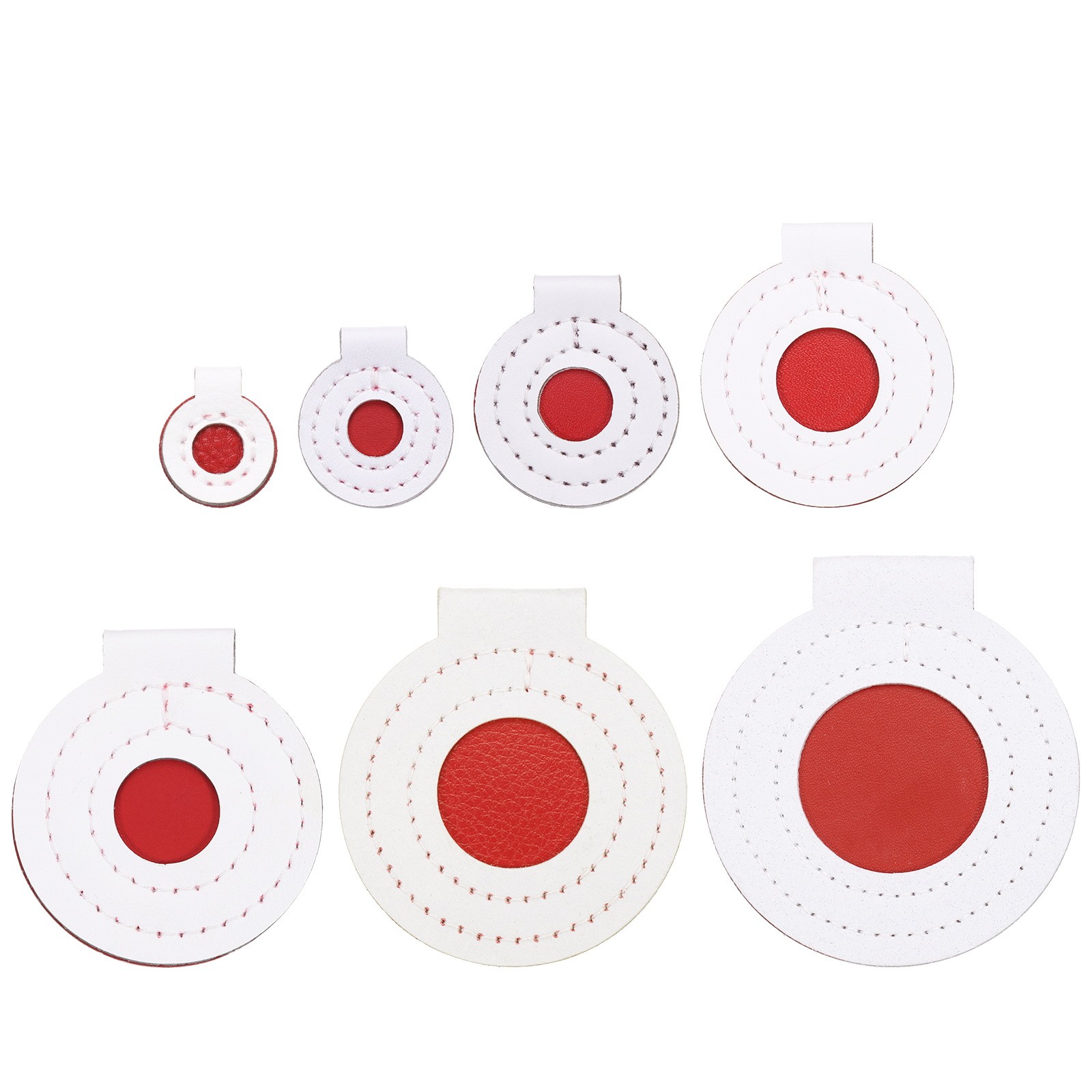 14Pcs Microfiber Bullseye Targets for Shooting Practice 2-8cm