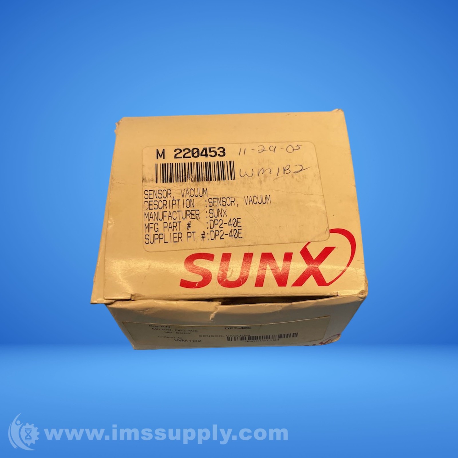 SUNX DP2-40E Industrial Vacuum Pressure Sensor FNOB