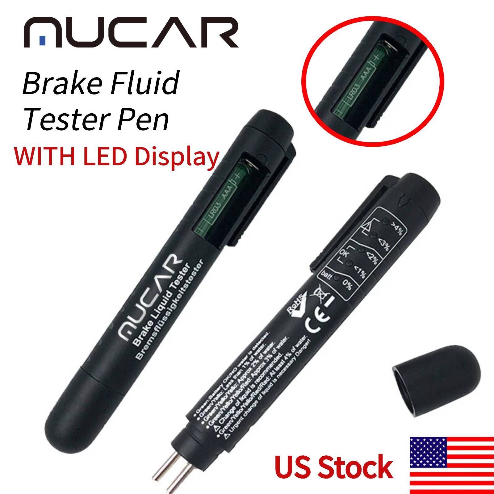 Car Testing Tool Moisture Tester Pen for Brake Fluid (DOT3/DOT4)