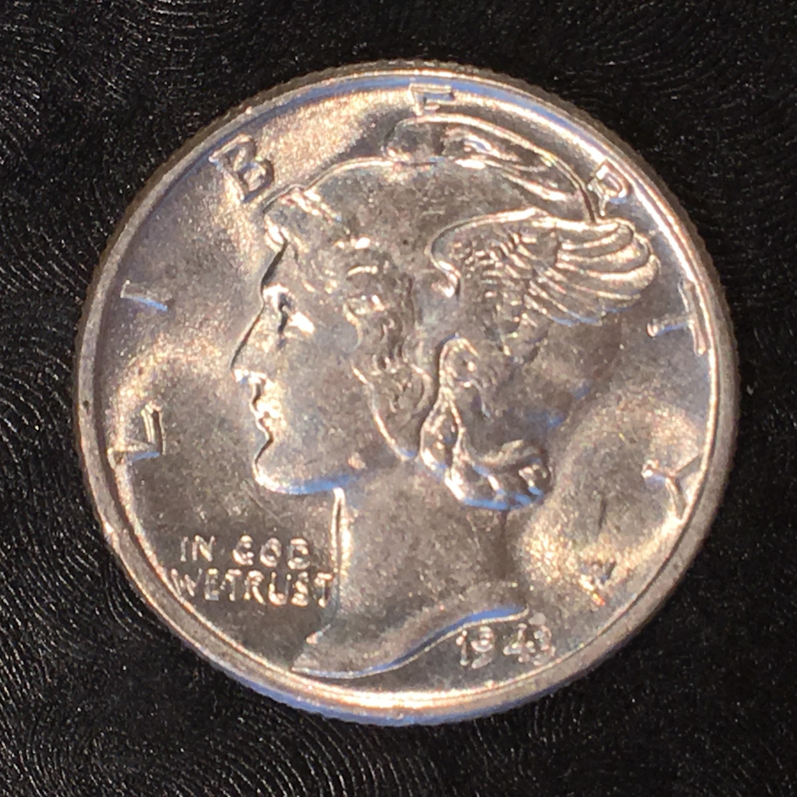 1943 Mercury Dime - Nice Uncirculated - High Quality Scans #G614
