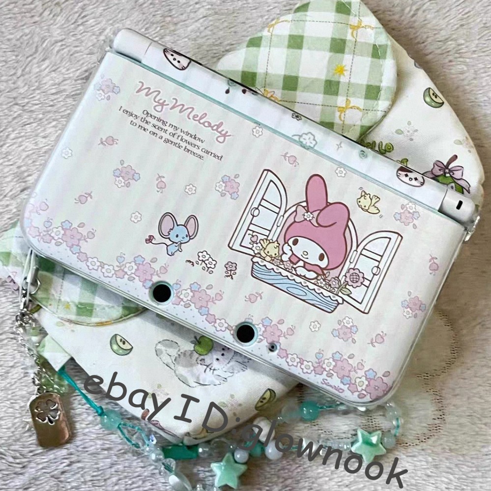 Hot Sanrio My Melody Flowers Nintendo 3DS series Case Window Floral Kawaii Cover