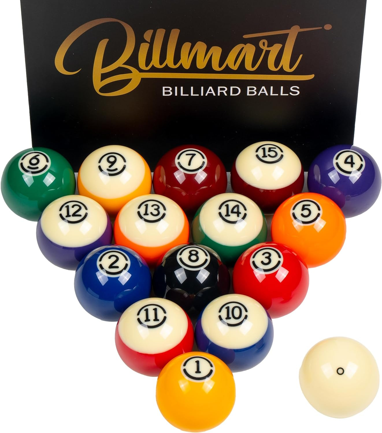 Premium Billiard Balls Pool Table Accessories 2-1/4" Regulation Size 16 Pool Bal