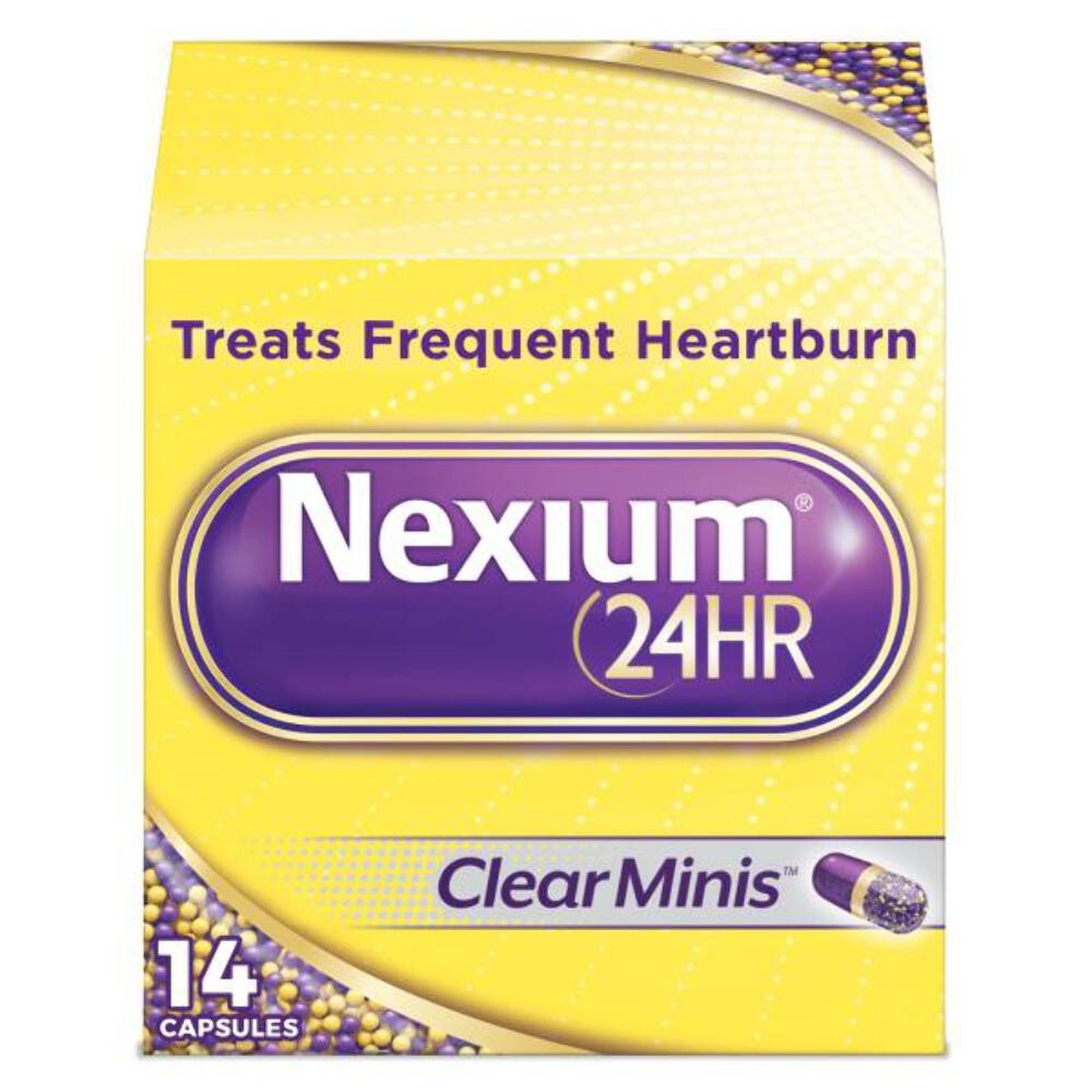 Nexium 24HR ClearMinis Acid Reducer Heartburn Relief Capsules Exp 11/2027