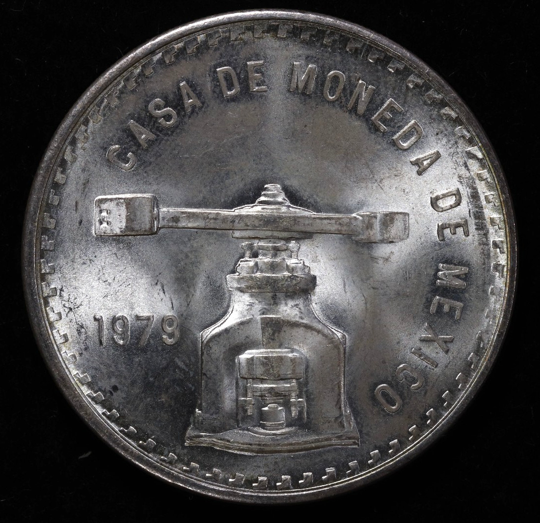 1979 Mexico Silver Una 1 Onza ~ Casa de Moneda 1oz .925 Silver (D)