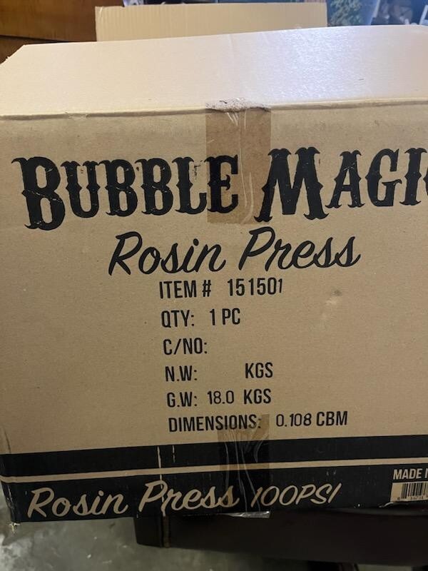 Bubble Magic Manual Heat Press, 5"x5" - 100 PSI