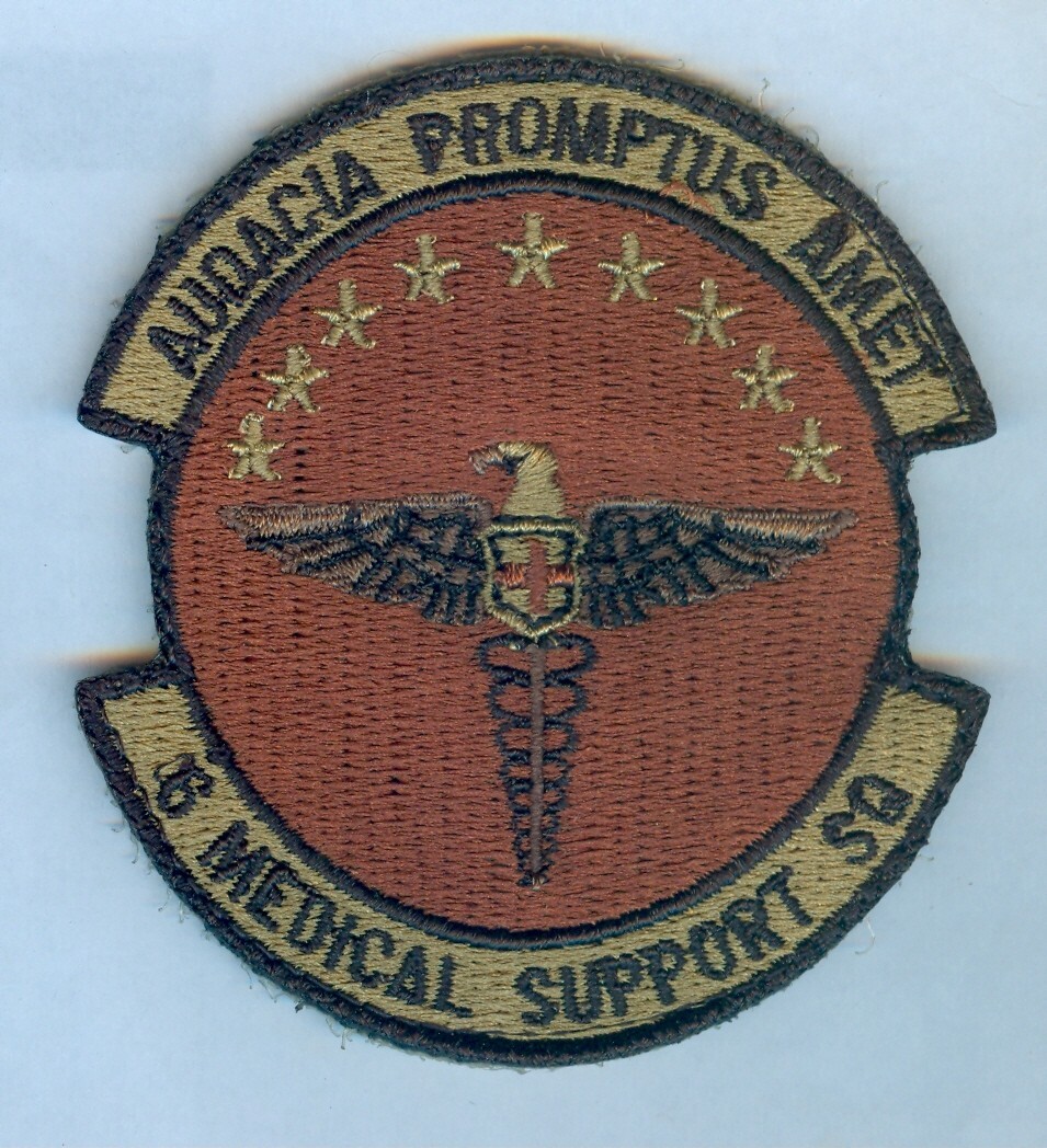 USAF / US Air Force 6th MEDICAL SUPPORT SQUADRON - MULTICAM / OCP..MINT