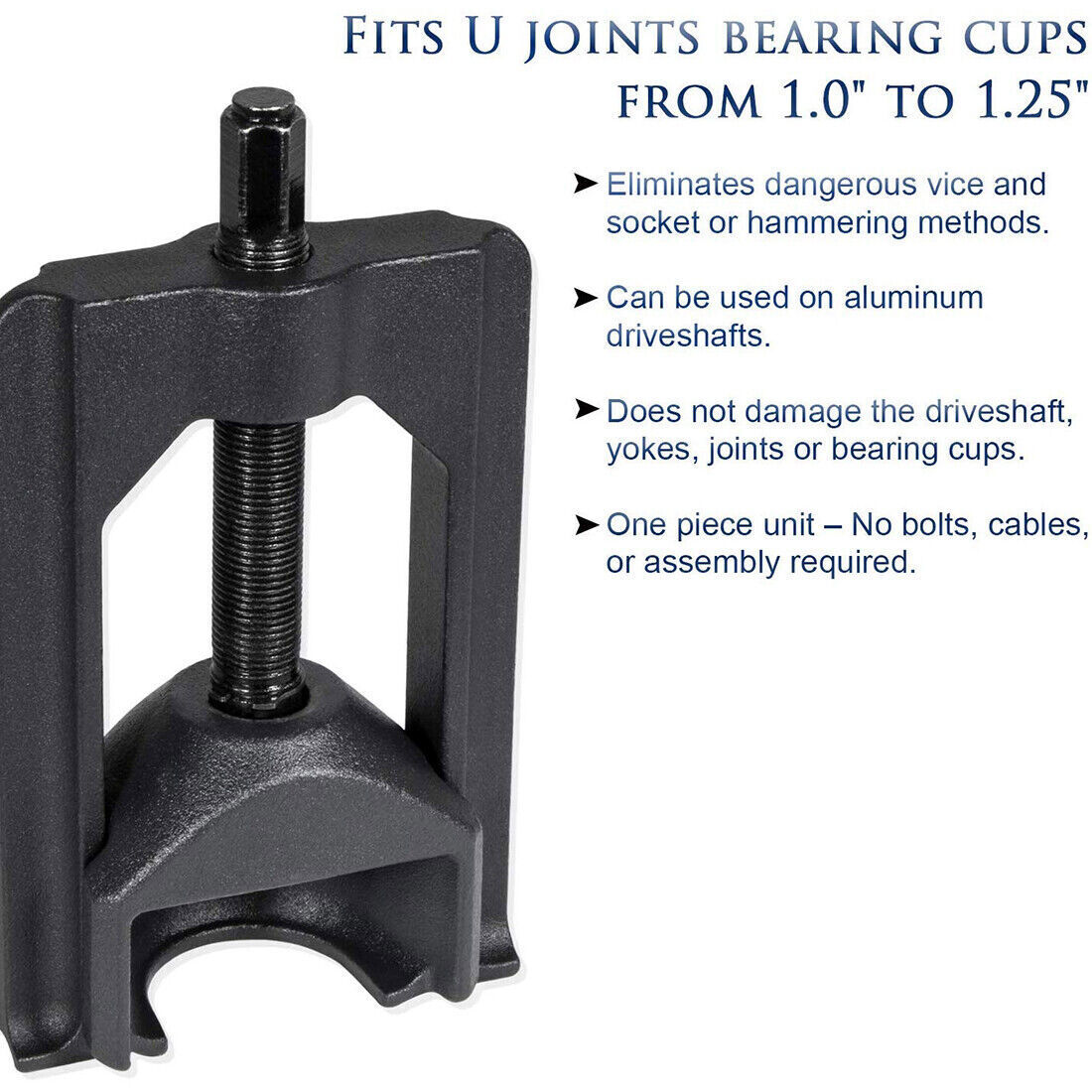 10105 Universal Heavy Duty Joint Puller Press Removal U-Joint Tool for Class 1-3