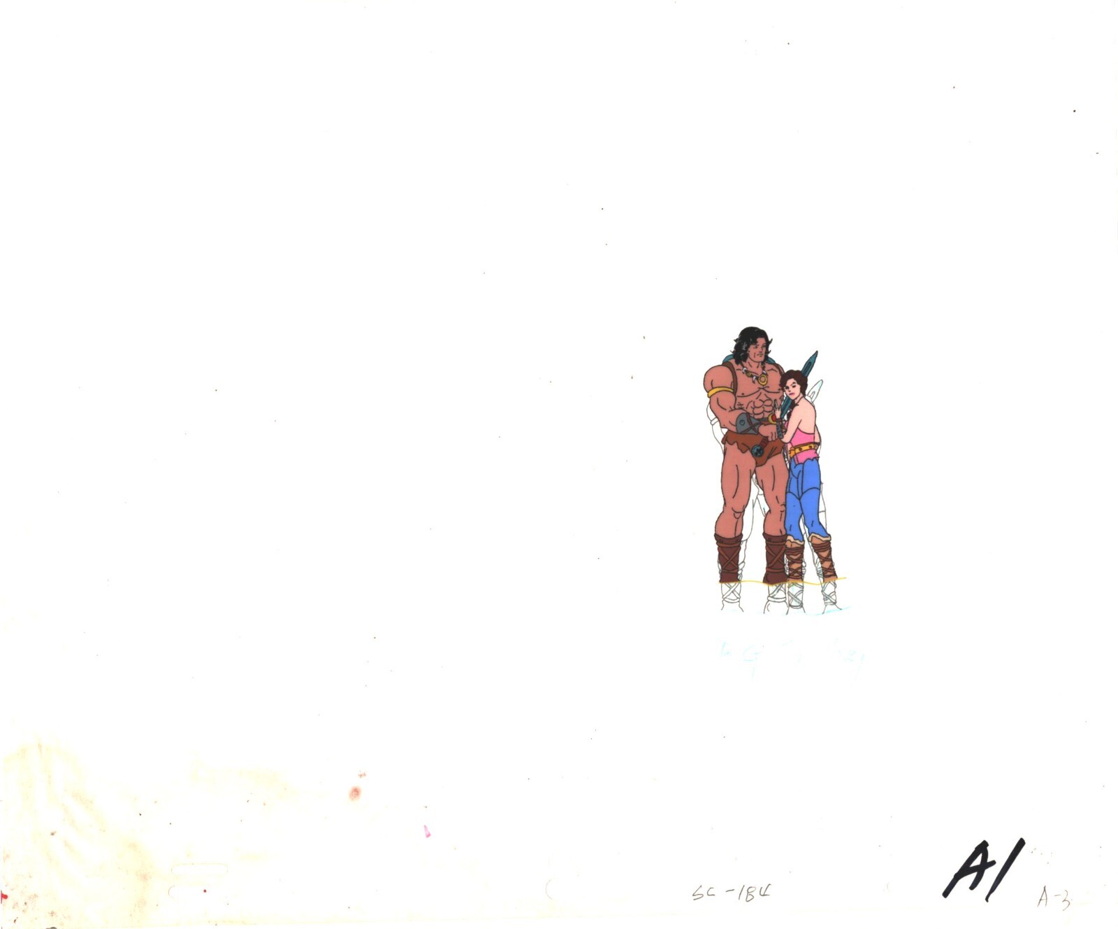 Conan The Adventurer Cartoon Production Animation Cel Sunbow 1992-93 B-A1