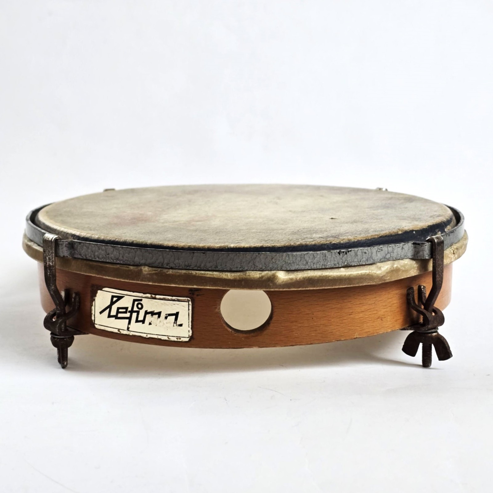 LEFIMA Germany Hand Drum Vintage 50s Musical Instrument Hand Percussion