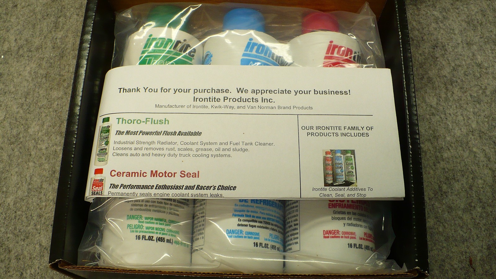 Irontite 3-Pack Cooling System Additives