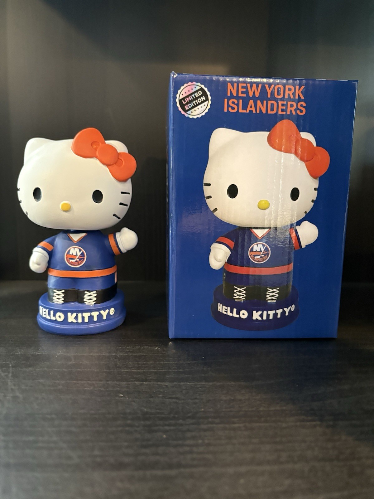Hello Kitty New York Islanders Limited Edition Bobblehead 2026 NIB 1 Day Ship