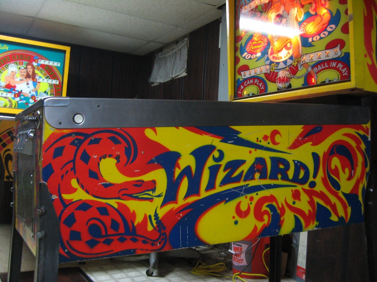 Wizard Pinball Machine - 1975
