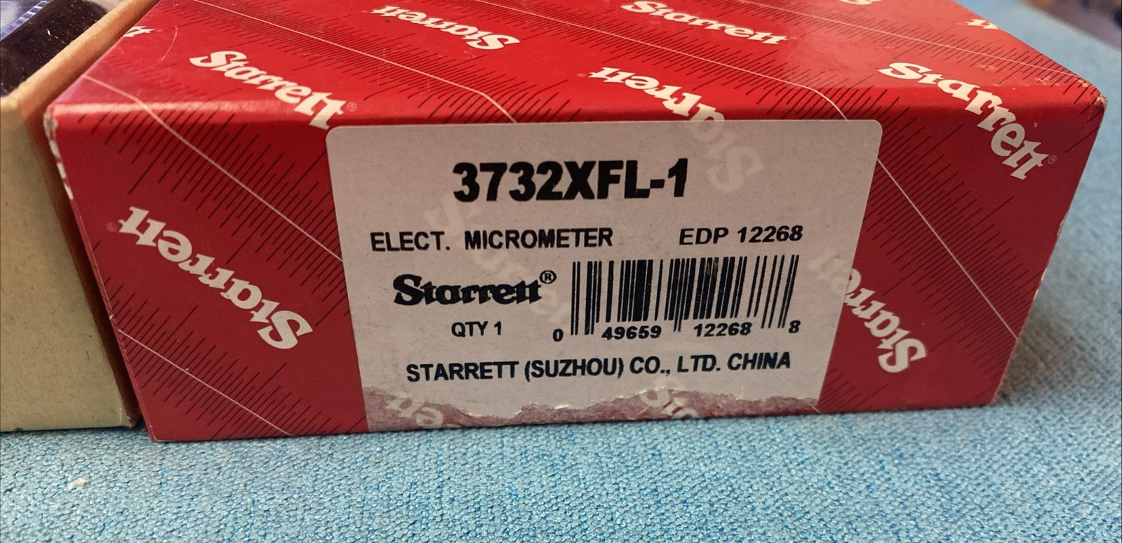 Starrett 3732XFL-1 0-1" Electronic Micrometer