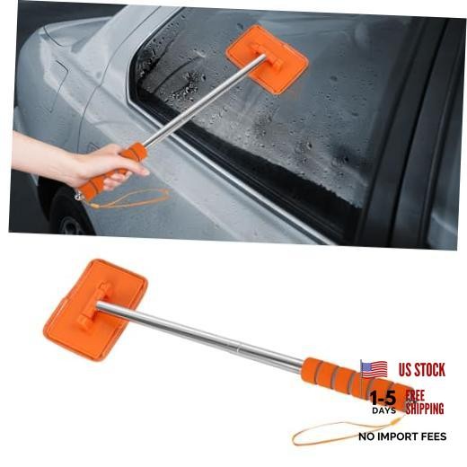 Car Windshield Cleaning Tool, Car Windshield Window Cleaner, Auto Glass Orange