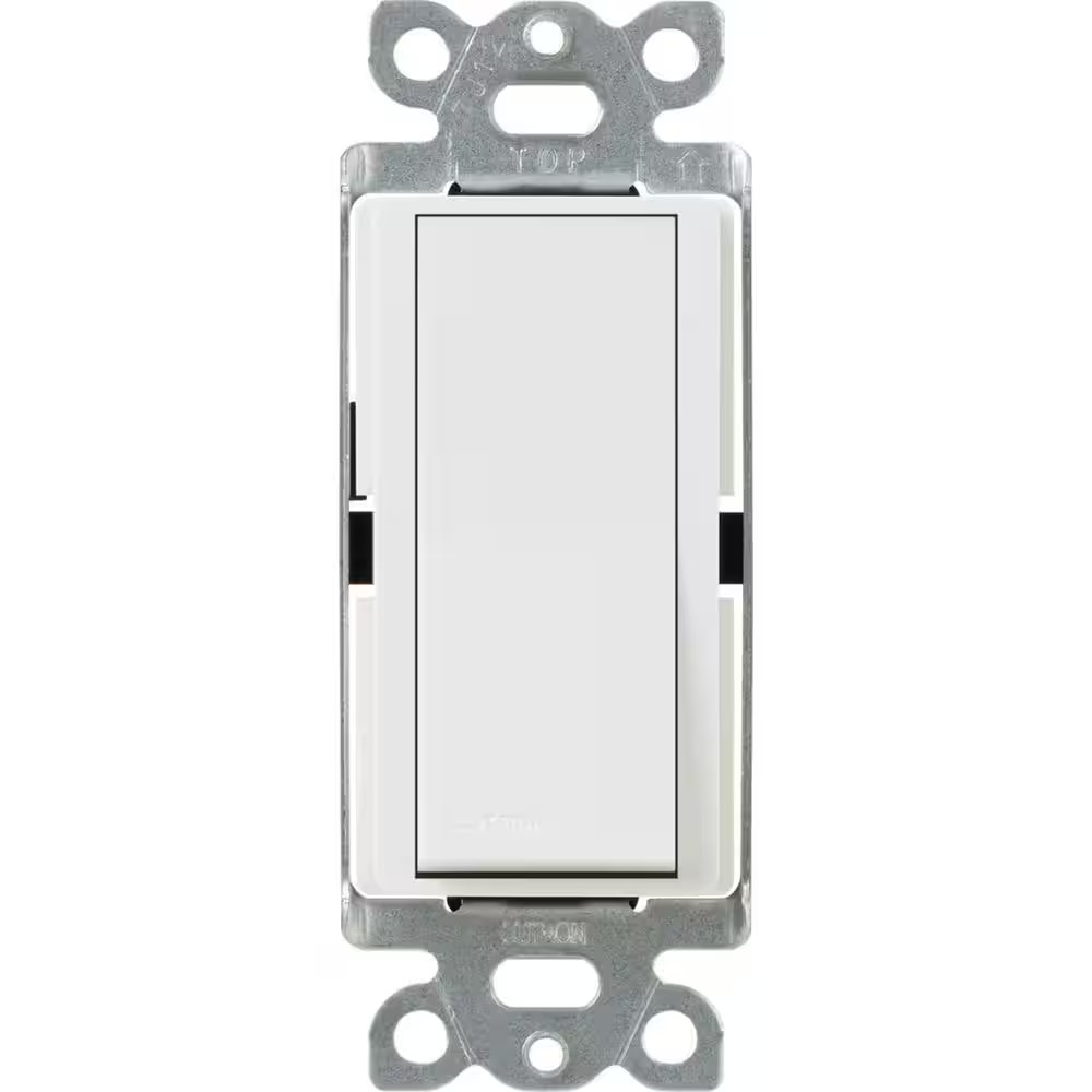 Claro On/Off Switch, 15 Amp/3 Way, White (CA-3PS-WH) NEW