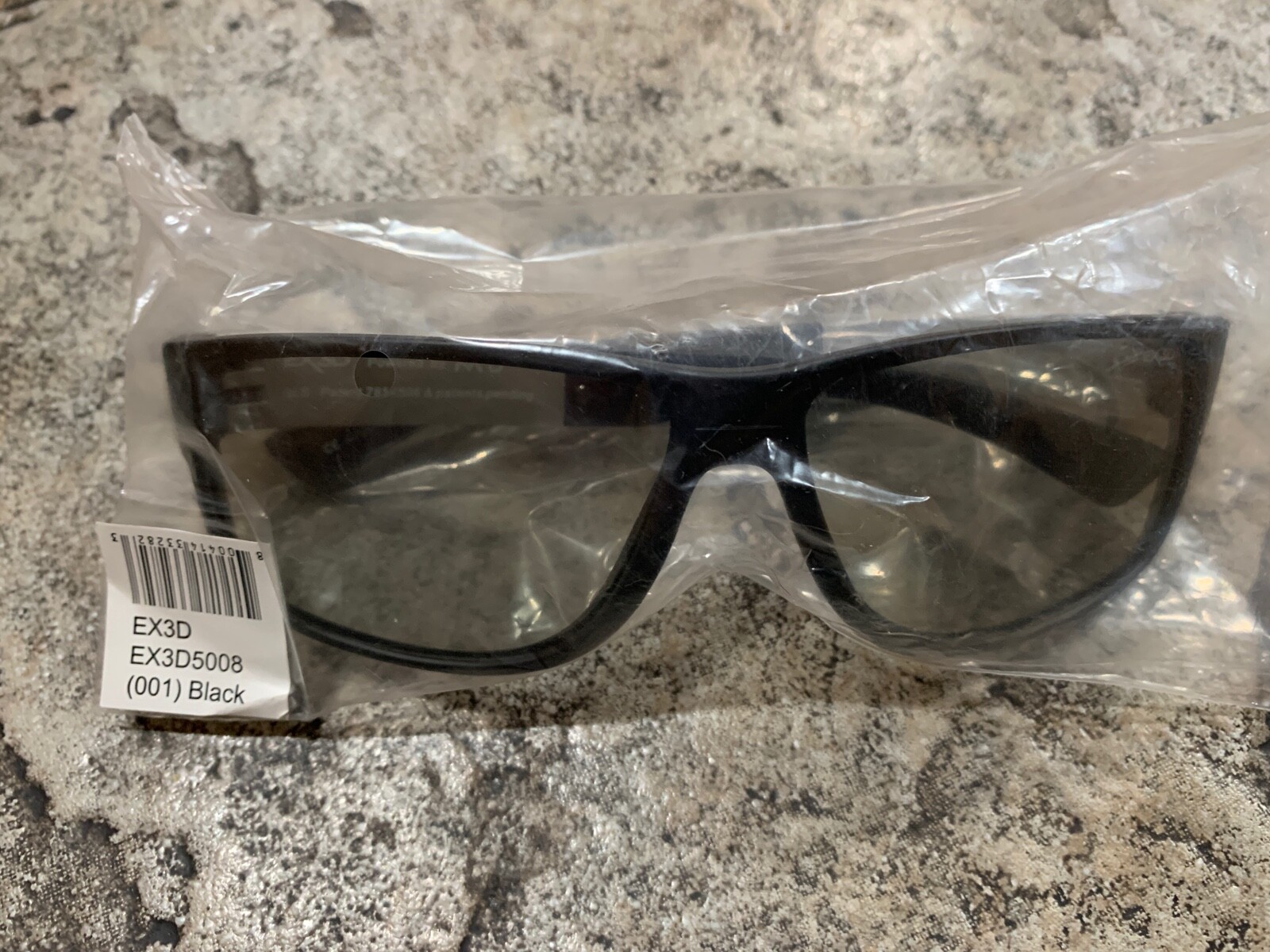 EX3D Adult Glasses Black 3D EX3D5008