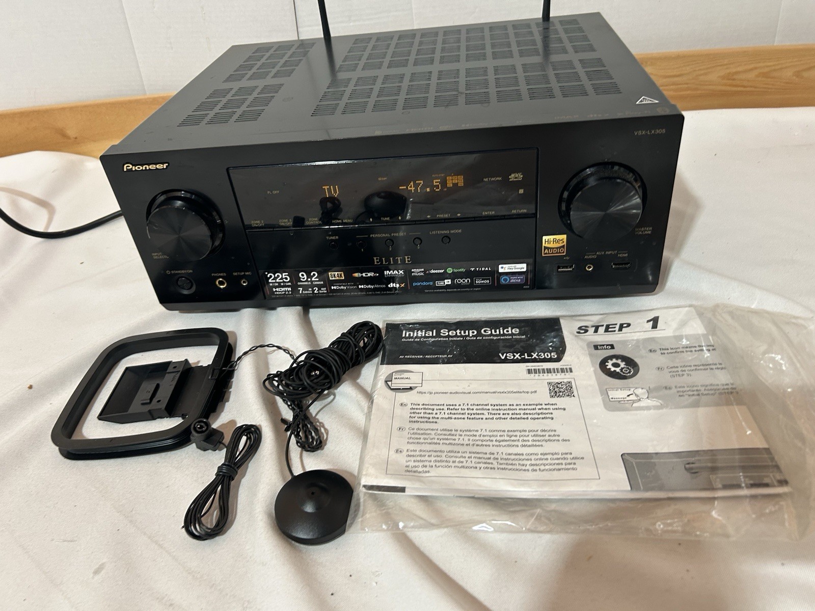 Pioneer VSX-LX305 Elite 9.2 Channel 100W A/V Receiver