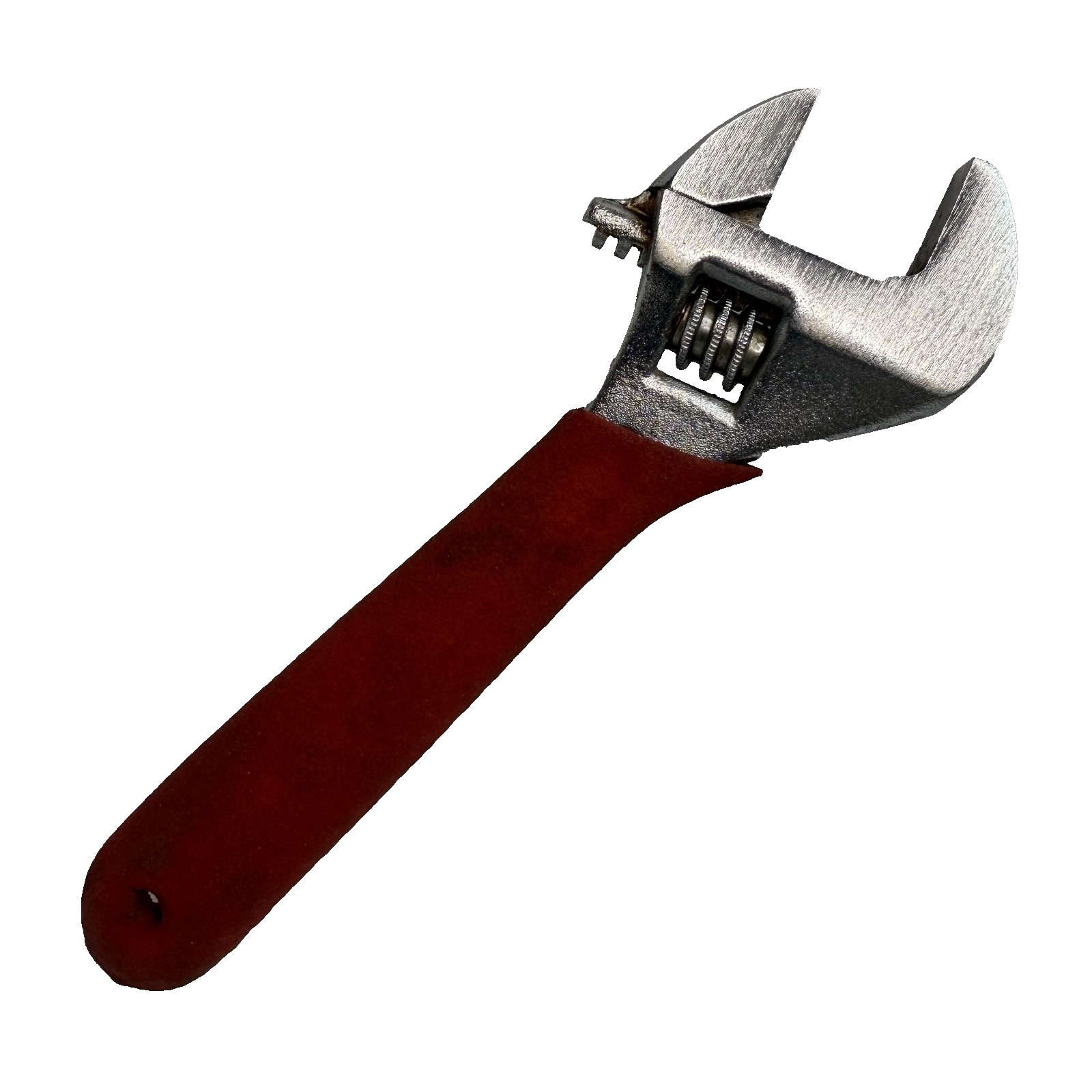 6 Inch Adjustable Wrench Unbranded Red Cushion Grip Used