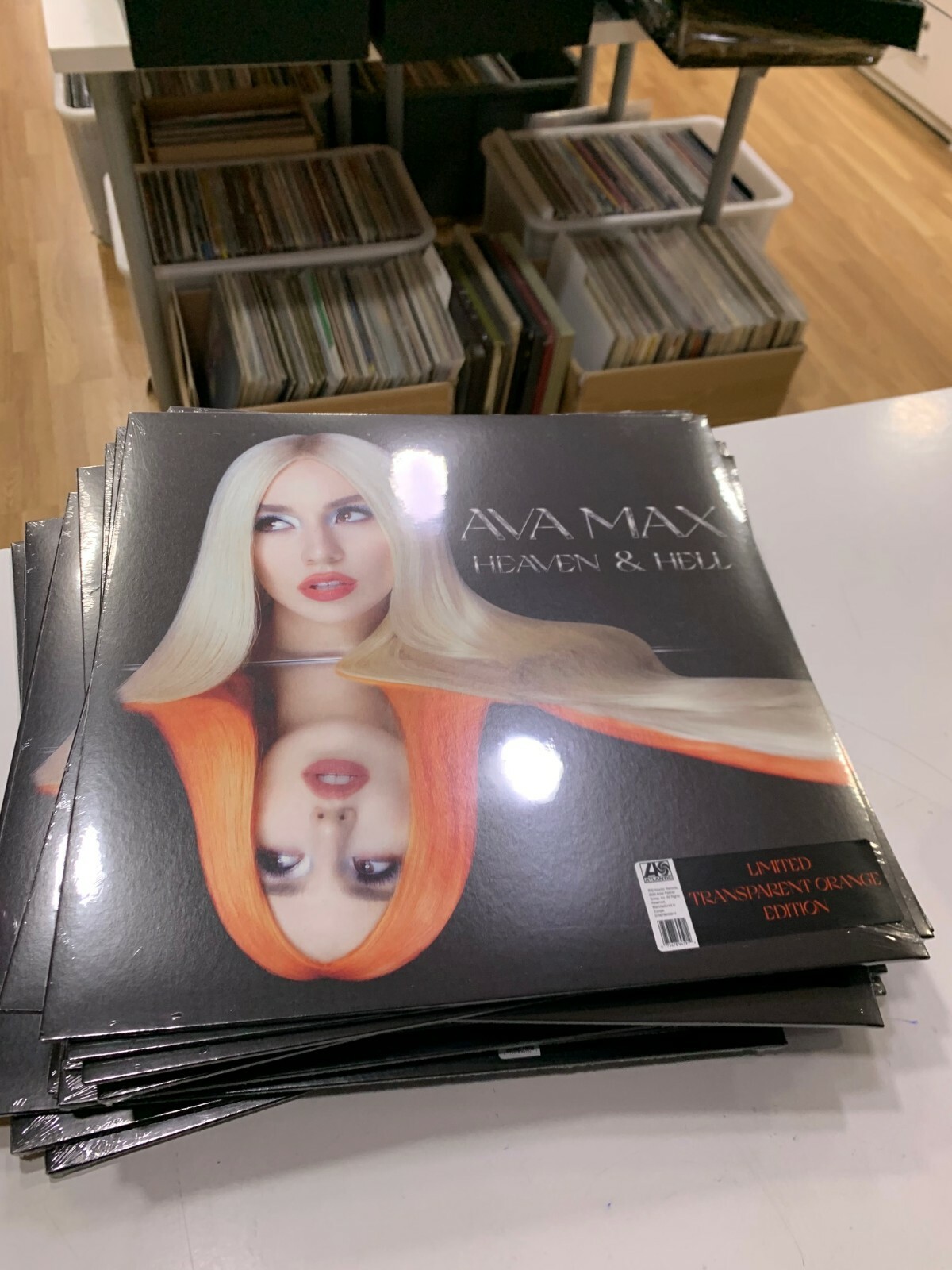Ava Max Lp Heaven & Hell Limited Edition Transparent Orange Edition Sealed 2020