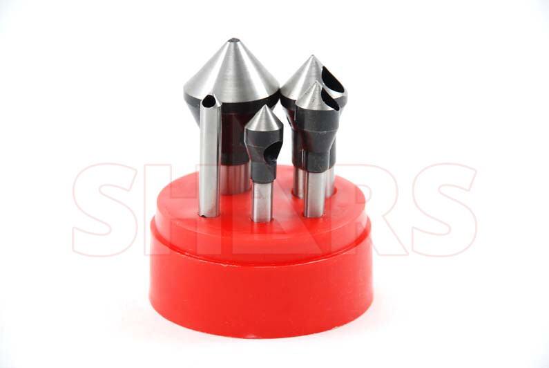 Shars 82 Degree HSS Zero Flute Countersinks & Deburring Tools New P}