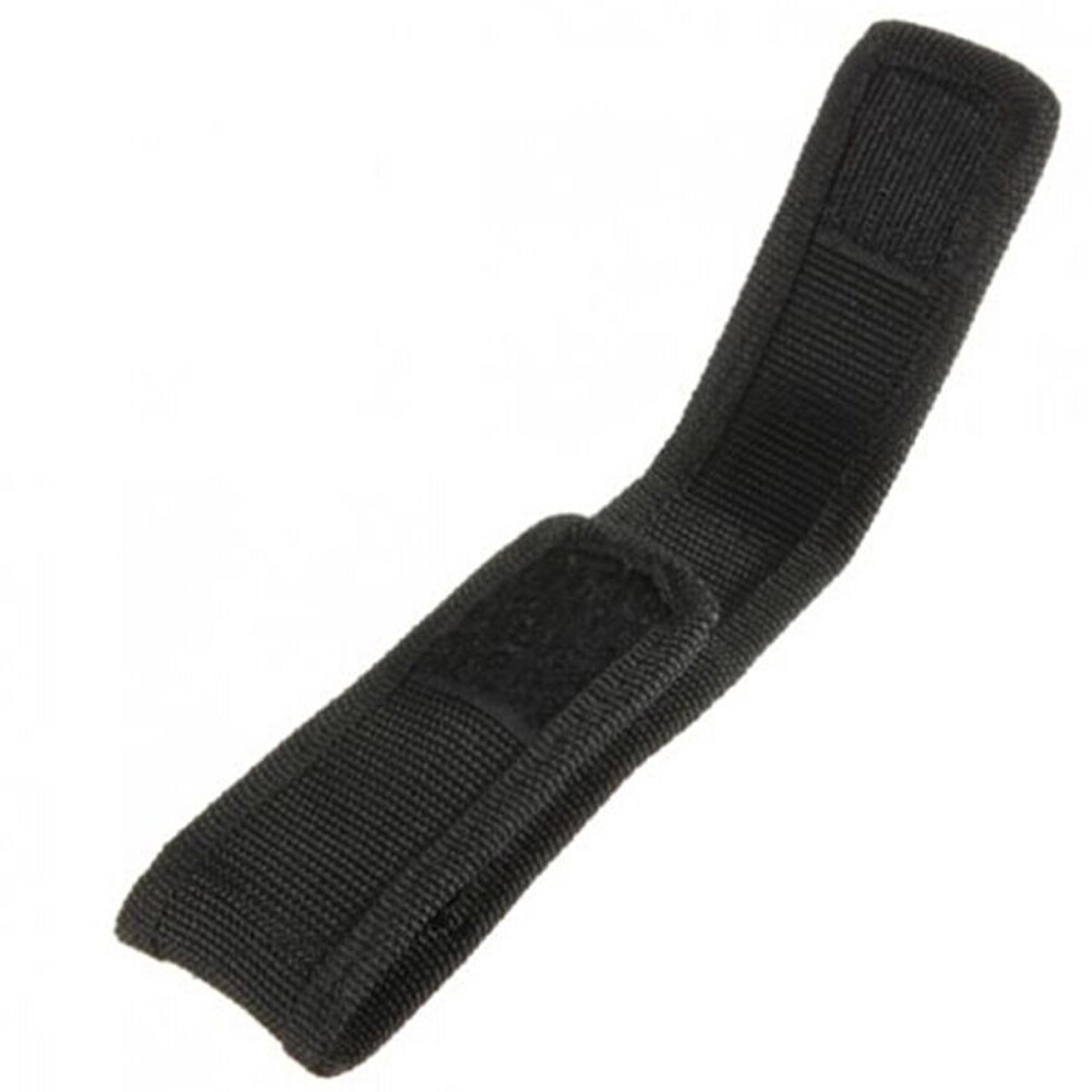 12cm Nylon Holster Holder Adhesive Belt Pouch Case for LED Flashlight Torch