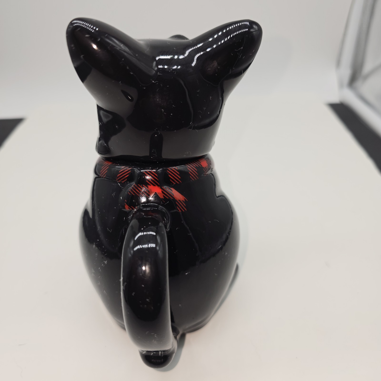Black Scottie Dog Ceramic Mug w/Removable Head 5.75" MSRF Design Studios