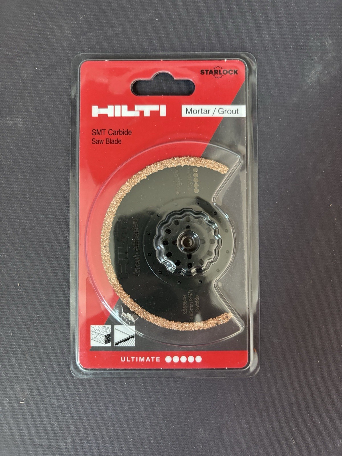 Hilti SMT Carbide Saw Blade For Grout And Mortar Starlock #2368509