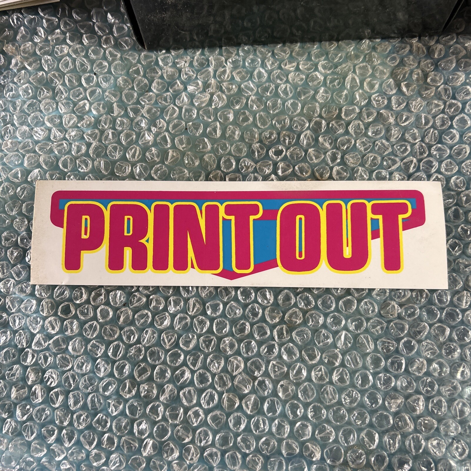 Original Factory Yuvo Photo Sticker Machine print out sticker ARCADE GAME PART