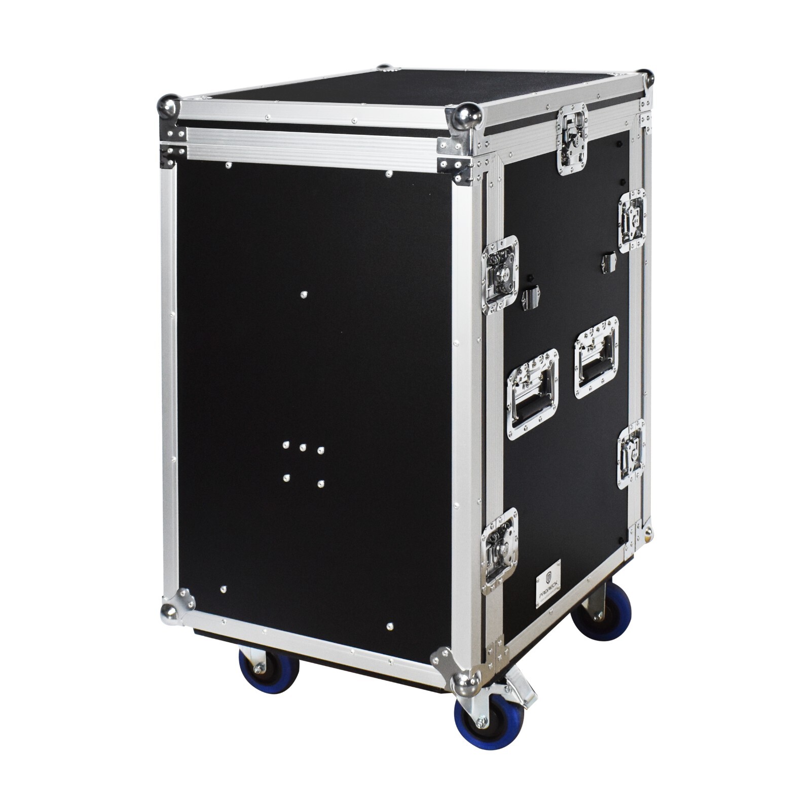 Proreck 16U Rack Case With Slant Mixer Top, two Side table, For stage