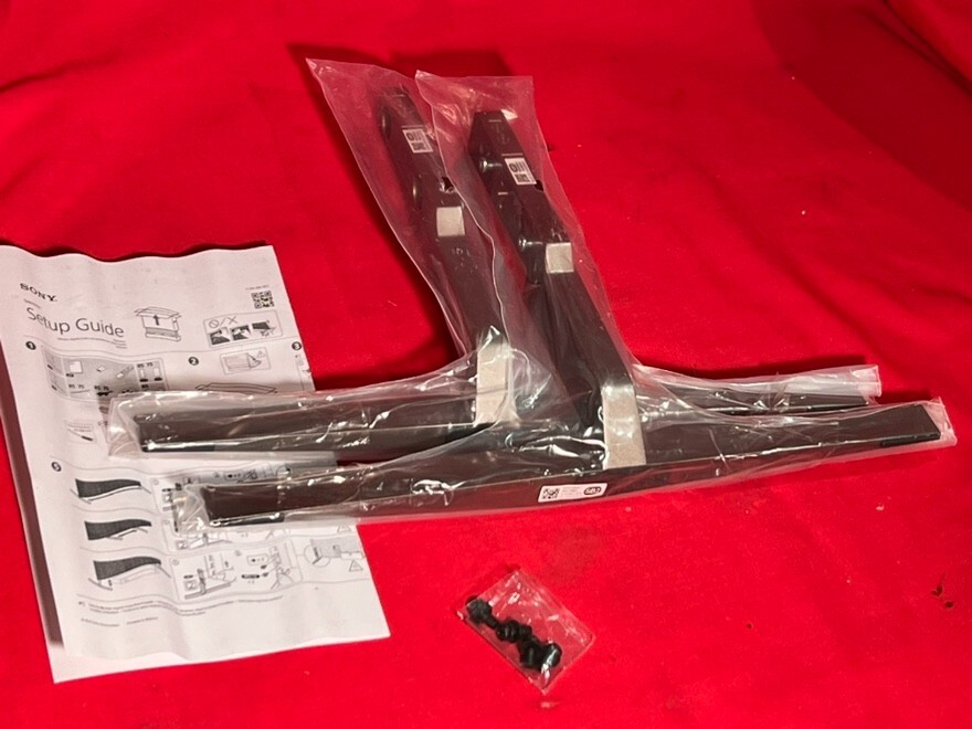 Brand New Sony Stand Legs w/Screws & Guide for XR-65X95K XR-65X93L XR-65X93CL