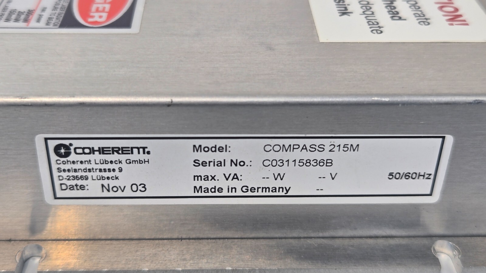 Coherent Compass Laser Head COMPASS 215M